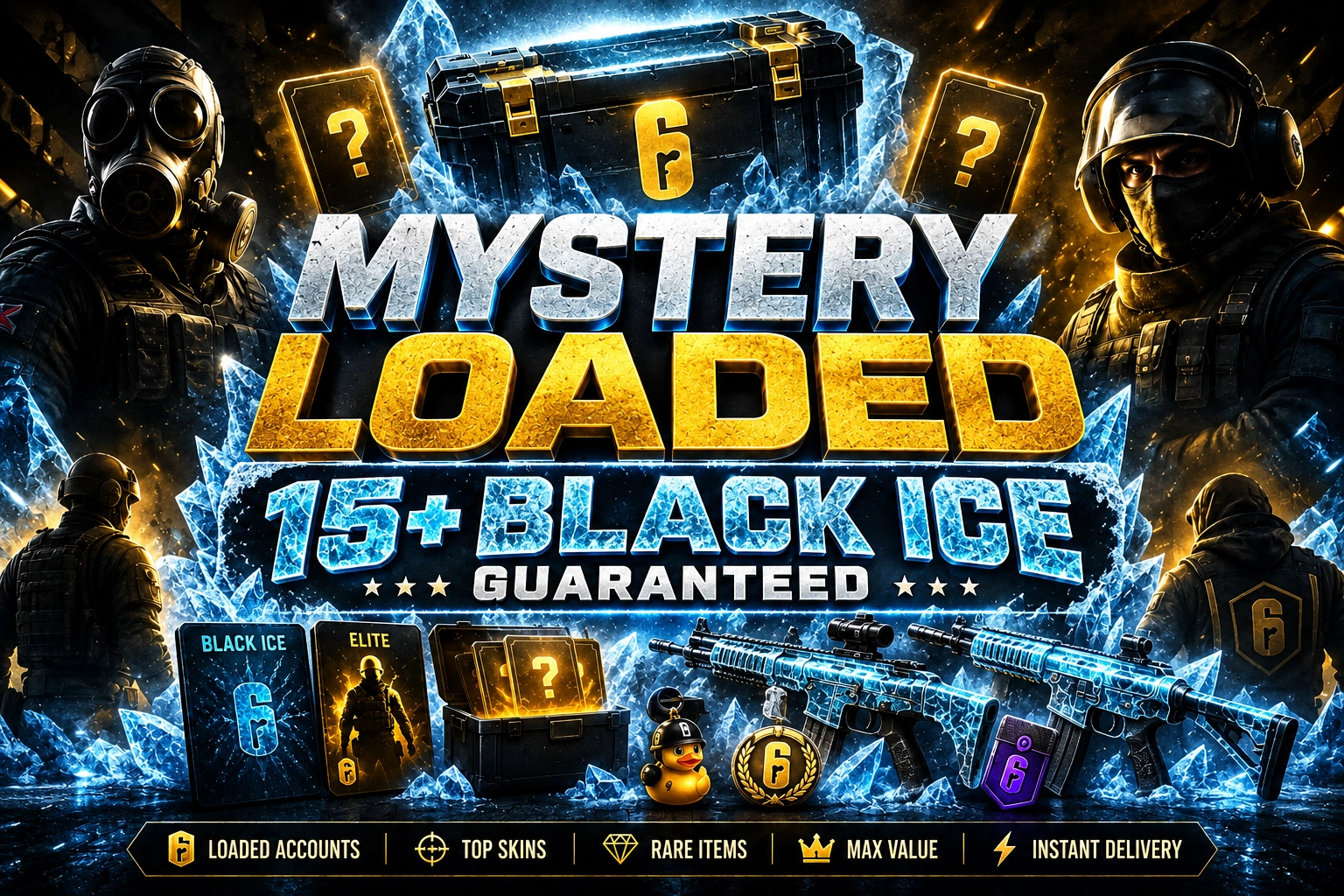 Mystery Black Ices 15+ (Guaranteed)