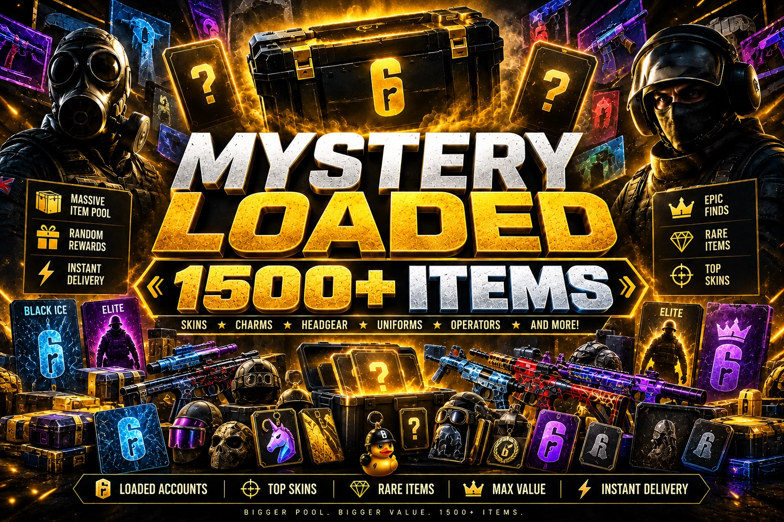 Mystery Loaded (1500+ Items)